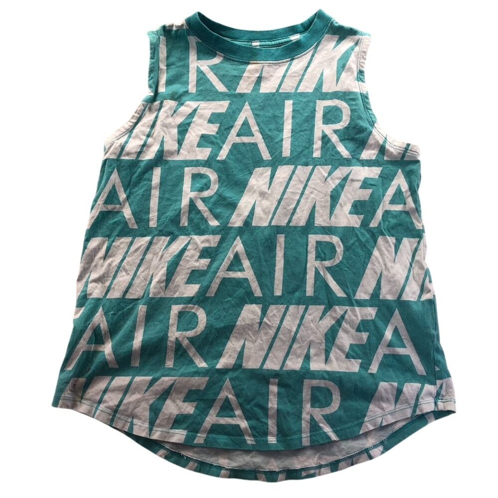 Nike Air Teal Sleeveless Tank Top XL Cotton Crewneck